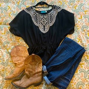 Liuttans small see-through Black Blouse